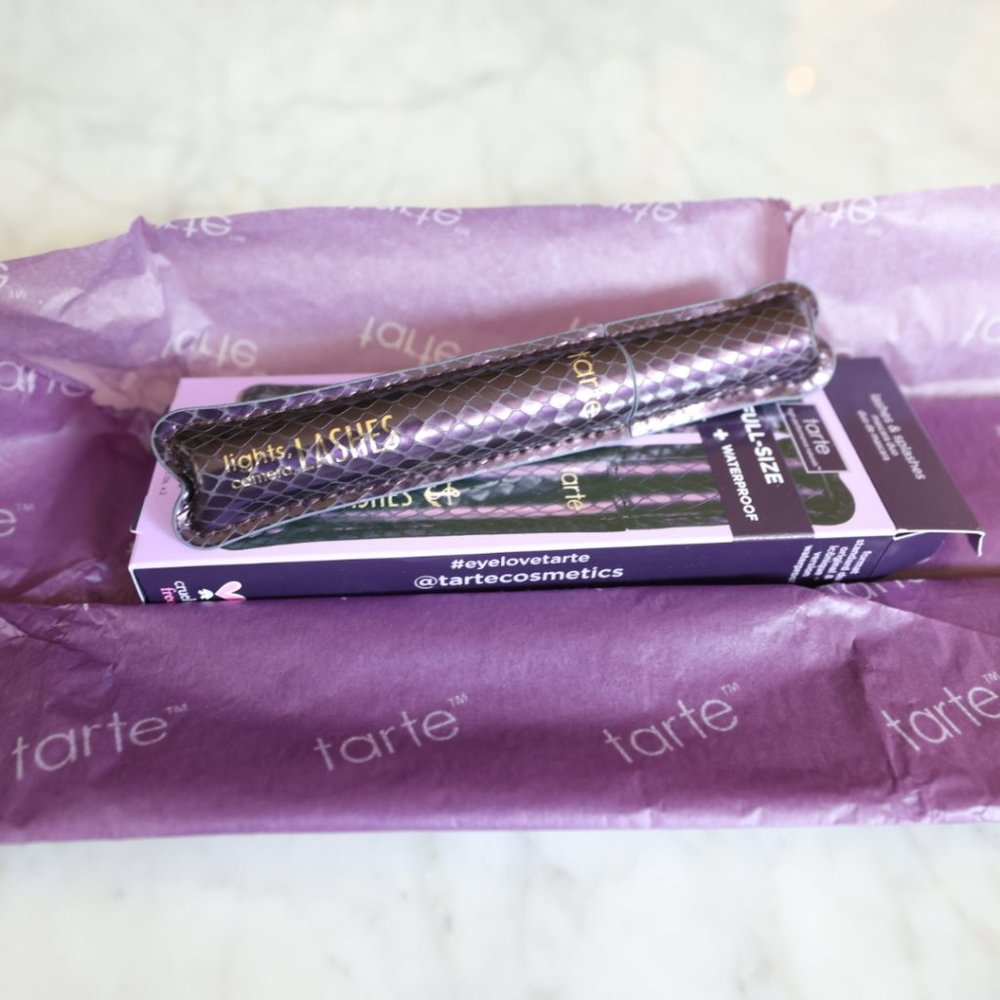 Tarte Lights Camera Lashes Mascara -- Full Size, Brand New